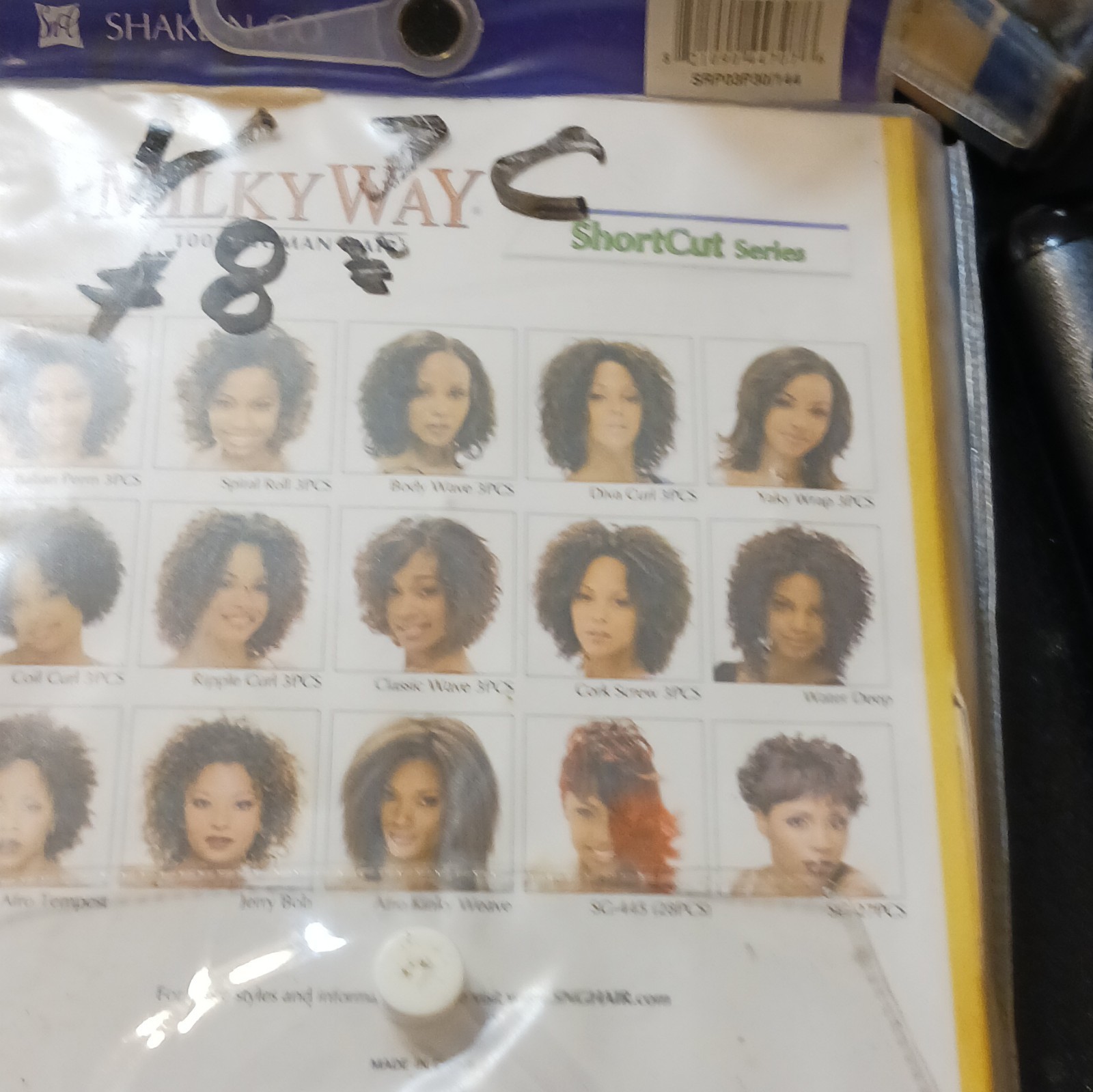 MILKY WAY Spiral Roll 3 PCS 100% Human Hair Extensions P30/144