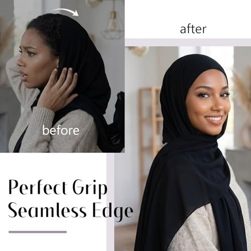 Wig Grip Band, Headband for Keeping Wigs in Place, Black, 2 Pieces