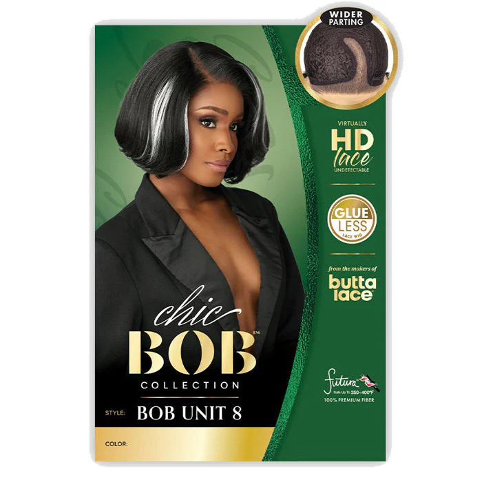 Sensationnel Chic Bob Glueless 5″ Deep Part HD Lace Wig – BOB UNIT 8
