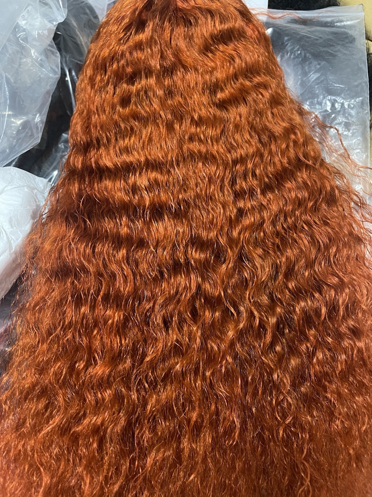 18” 4×4 Transparent Lace, Custom Colored, Human Hair, Closure wig, With Extra Ba