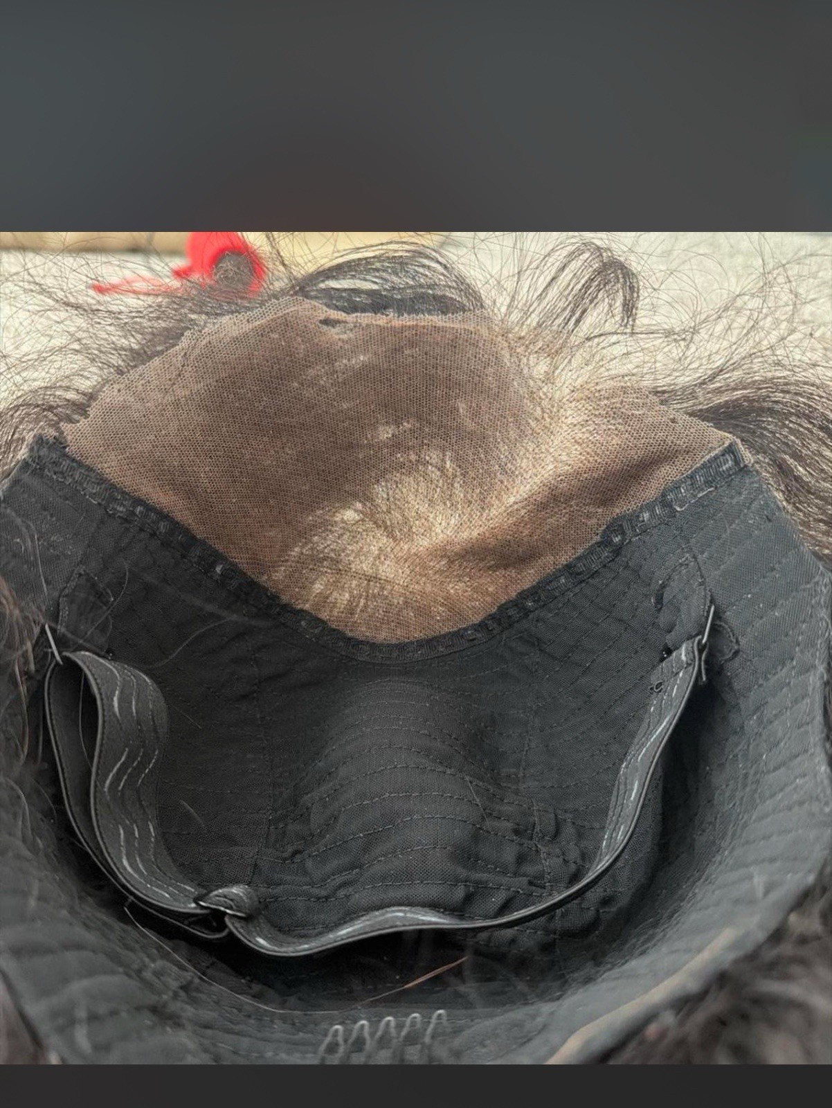 Black Human Hair Lace Front Straight Wig Free Part Women 18in