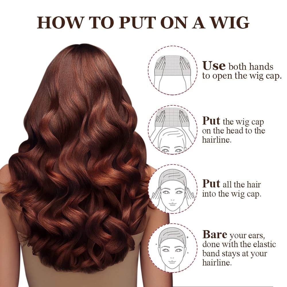 MORGLES 20 Pcs Wig Caps for Women, Stocking 20 Count (Pack of 1), Black