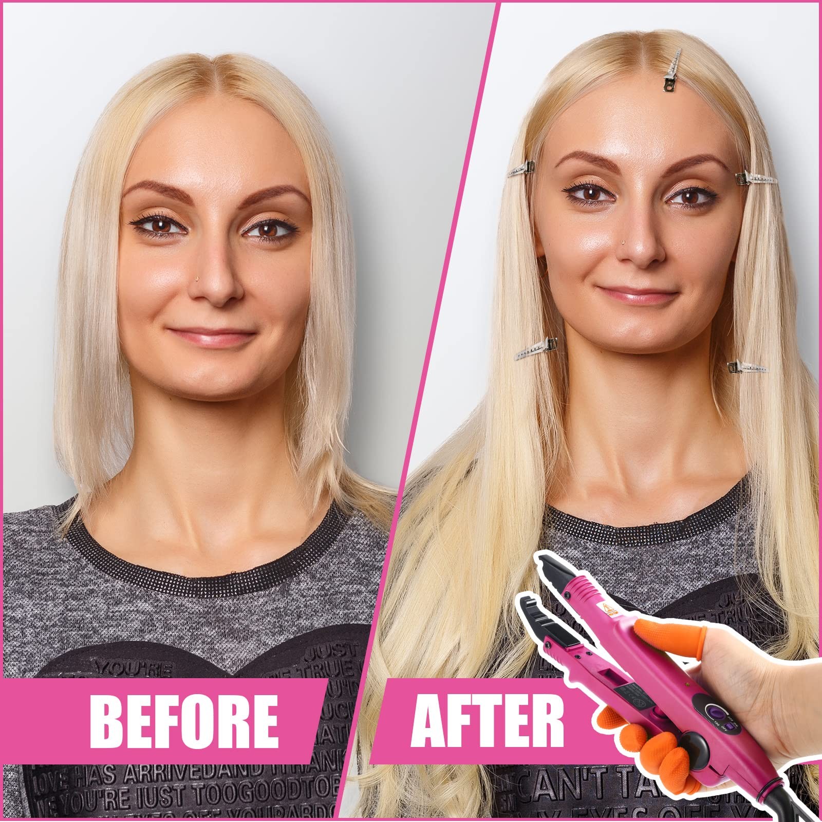 Hair Extensions Iron Fusion Keratin Hair Extensions Heat Tool Heat Connector …