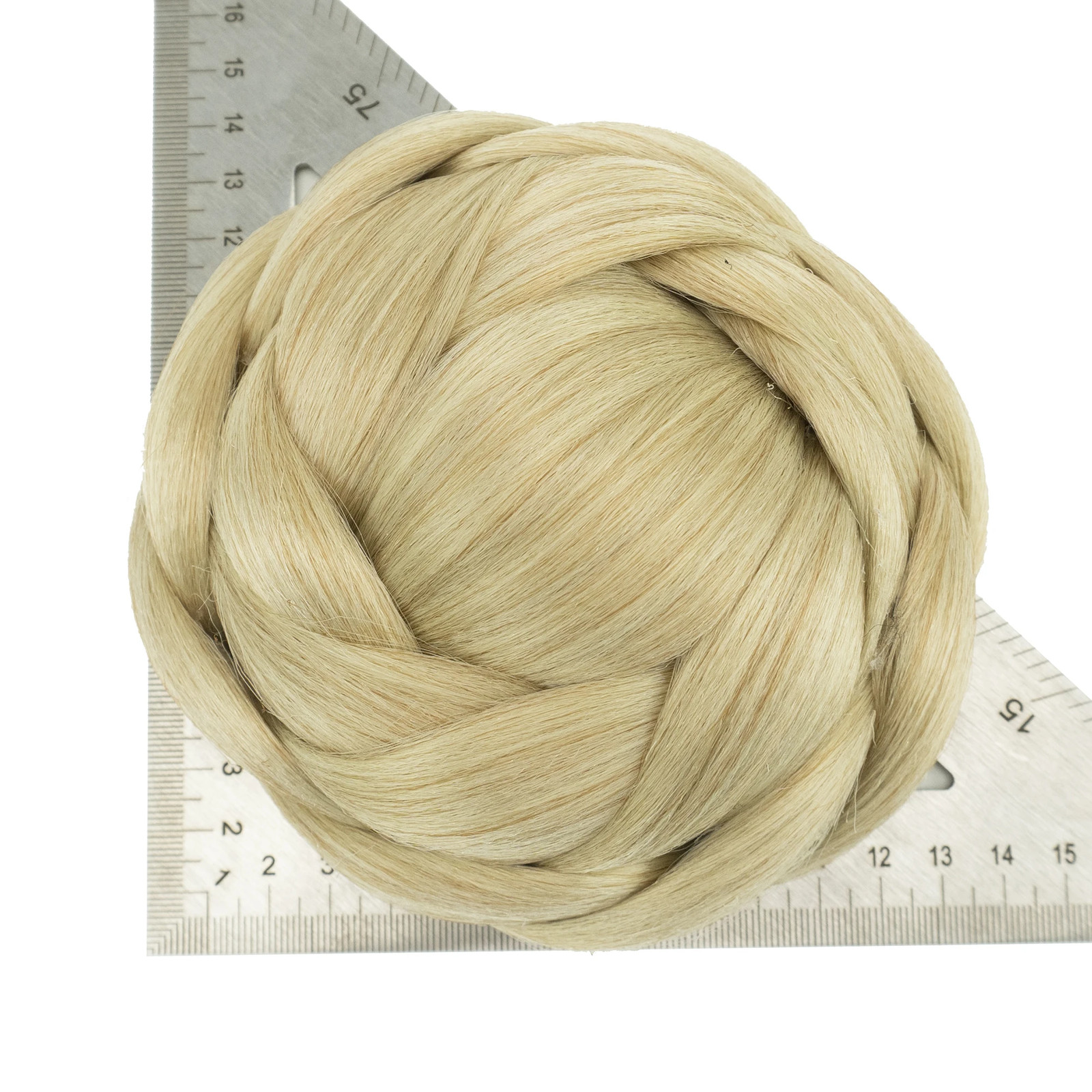 Fake Synthetic Hair Chignon Blonde Bun Wig Updo Donut Hair Pieces For Dropship