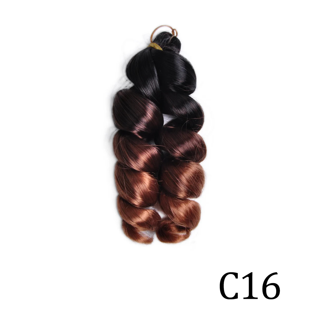 12Inch French Curls Synthetic Hair Extensions Loose Deep Wave Crochet Braids