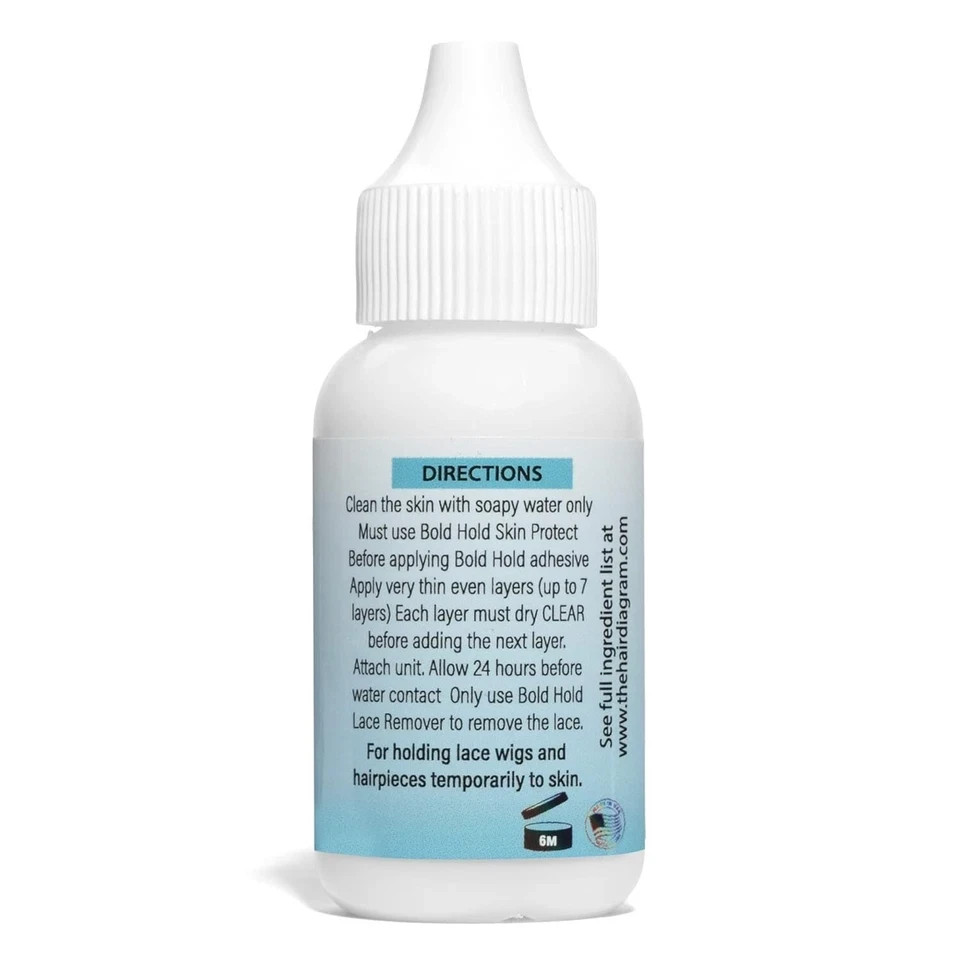 The Hair Diagram Bold Hold Extreme Creme Lace Wig Glue, Strong Hold – 1.3oz