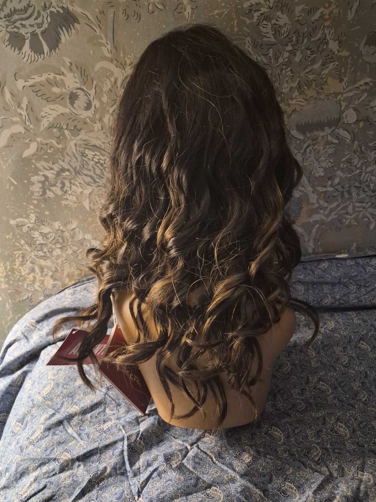 Rene of Paris Hudson 2385 Marble Brown-LR Curly Synthetic Wig Classic Cap New