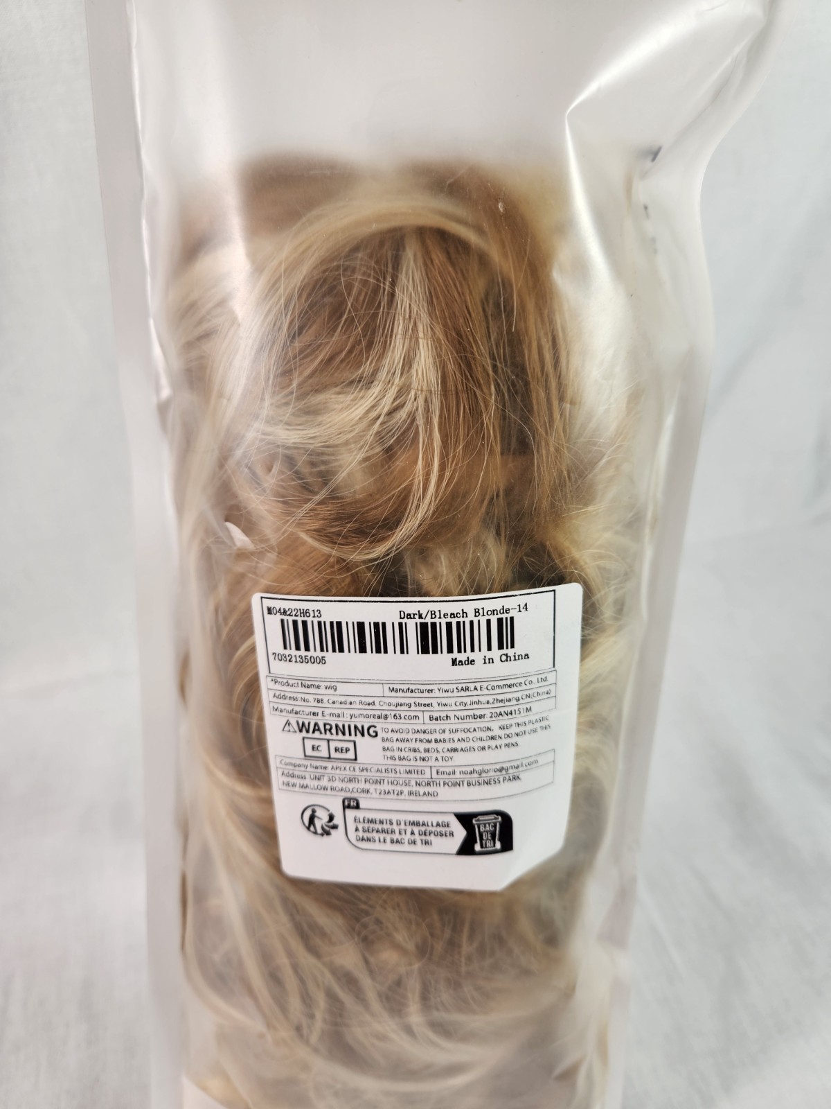 Hair Extension Womens Dark / Bleach Blonde 14 Inches Unbranded NEW Fast Ship