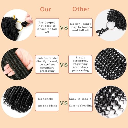 8 Packs Passion Twist Hair Pre Twisted 14 Inch Passion 14 Inch (Pack of 8) 1B
