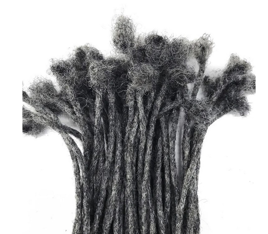 8″ Dreadlocks 100% Human Hair Extension Handmade Jamaican Braided Dread-Sale