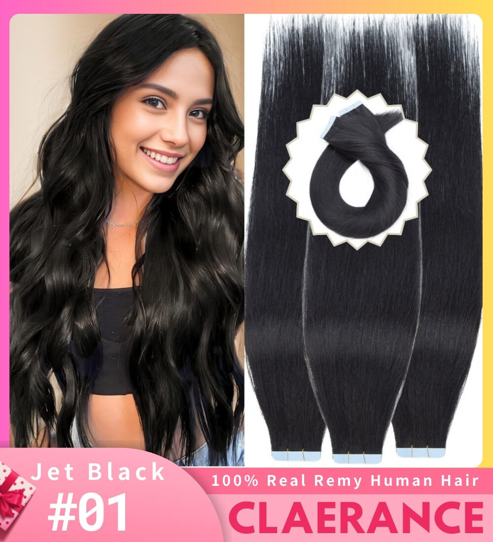 150g Tape In 100% Remy Human Hair Extensions Skin Weft Full Head Super Tapes US