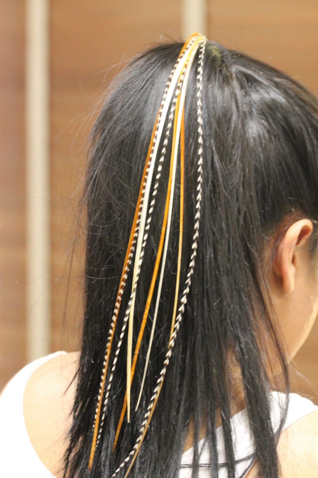 Sexy Sparkles Feather Hair Extensions, 100% Real Rooster Feathers, Long Natural