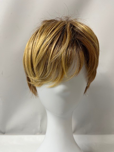 Toni Brattin Regular Snazzy Pixie Cut Wig #347 in Red Blonde- NEW IN BOX