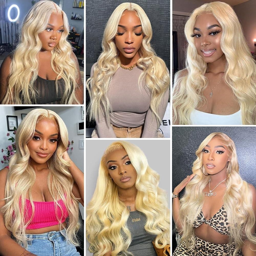613 Closure Wig Human Hair Body Wave 4X4 Lace Front Wig With Baby Hair
