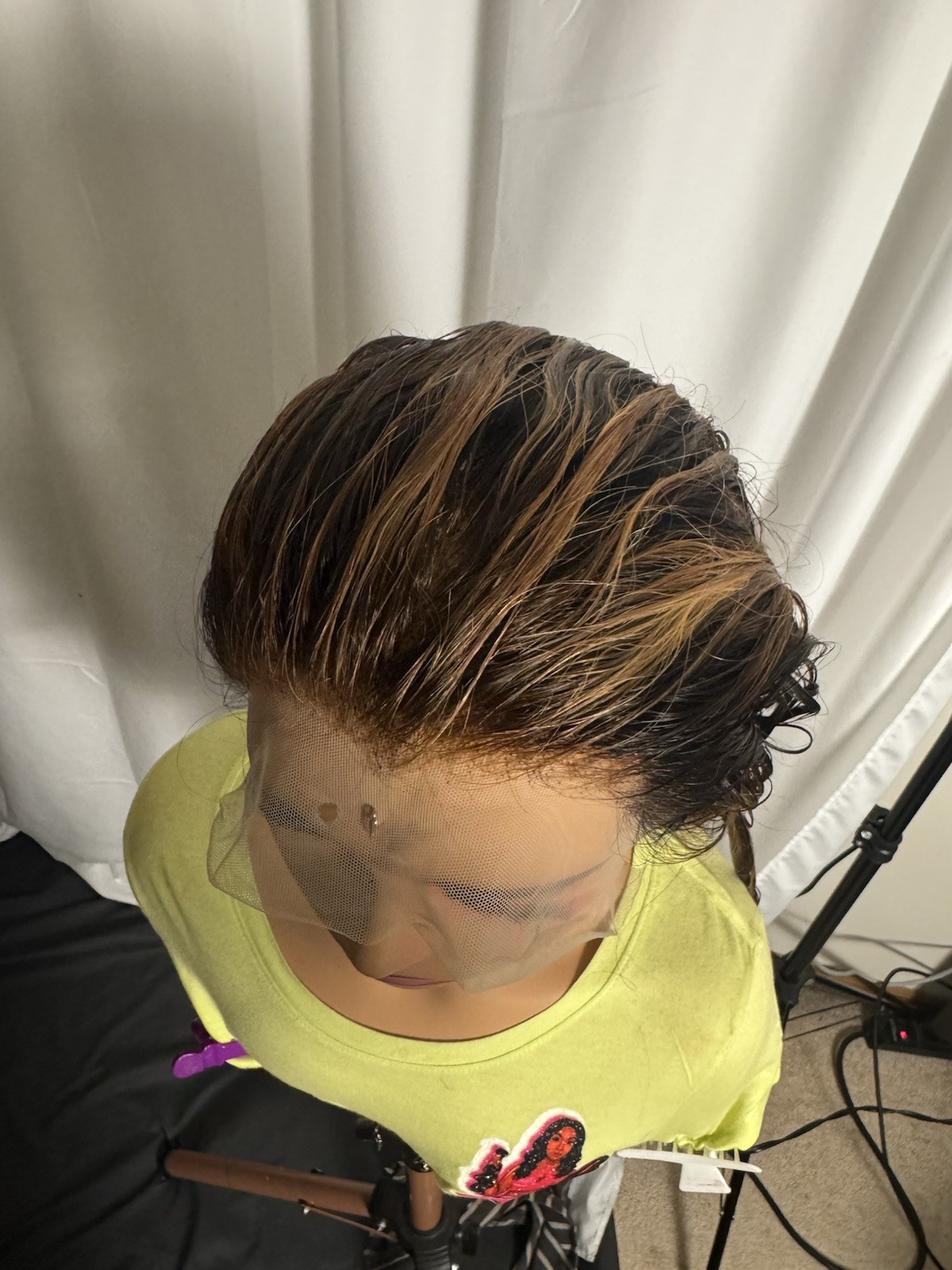 London Unit_Custom Blonde Highlight 13X4 HD Lace Frontal Human Hair Wig