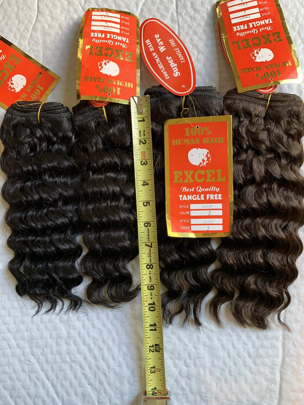 100% Human Hair for Weaving by Excel, Deep Wave Style, Feels soft and Lovely!