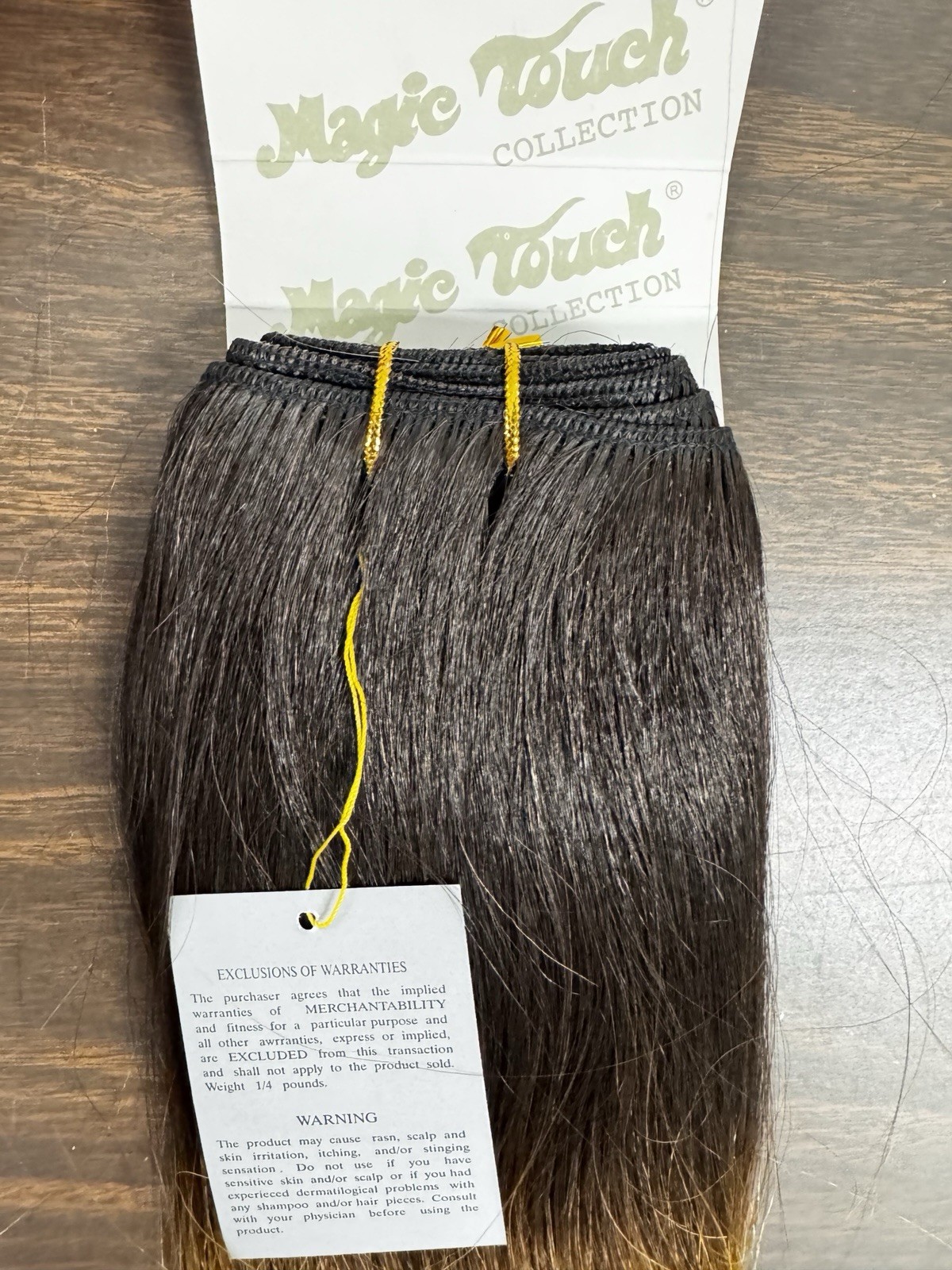 🆕 Magic Touch 100% Human Hair Italian Minky Yaky Weave 12/14” T1B-144