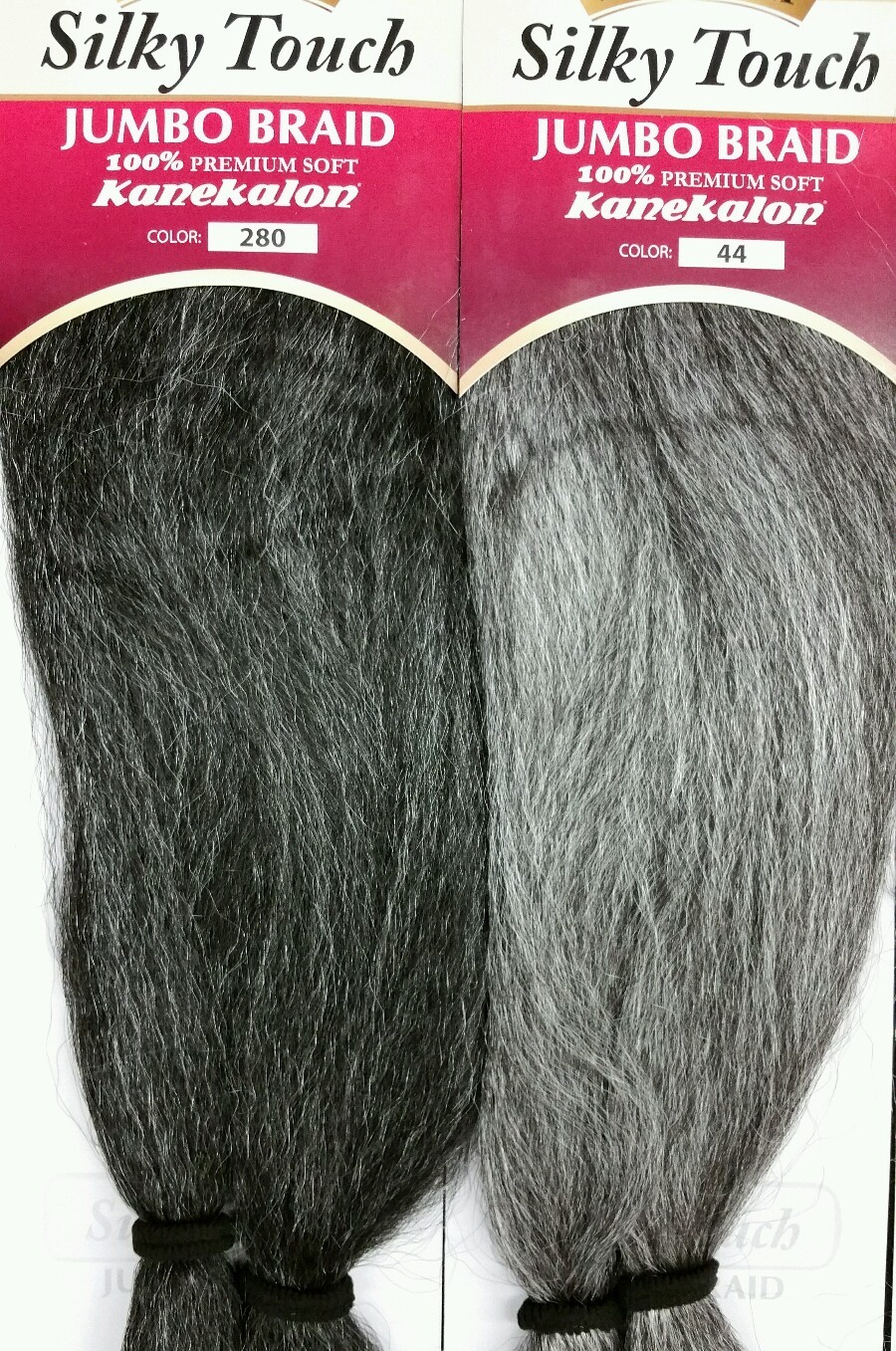 MODEL MODEL 100% PREMIUM SOFT KANEKALON SILKY TOUCH JUMBO BRAIDING GRAY COLOR!