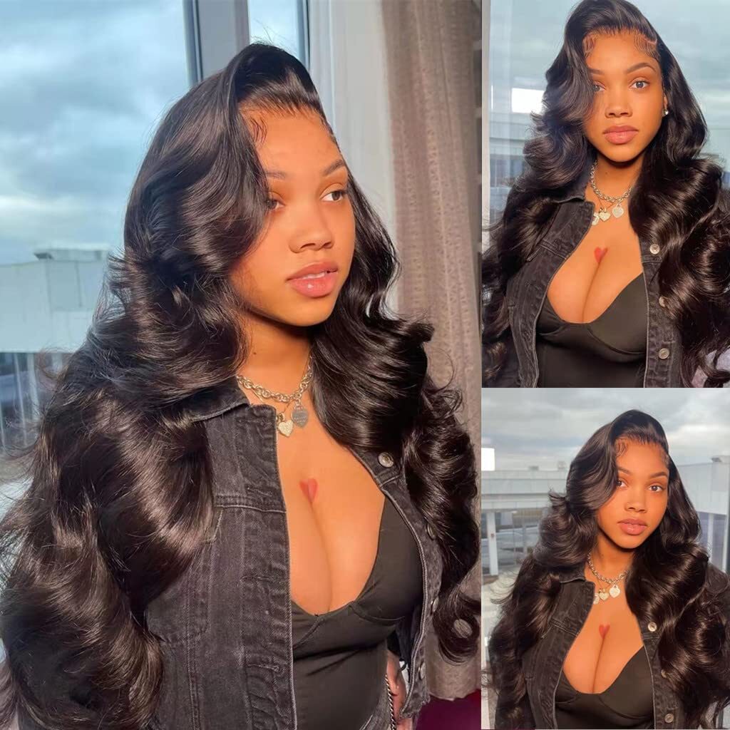 Silk Top Full Lace Human Hair Wig Body Wave Pre Plucked Silk Base Full Lace Wig