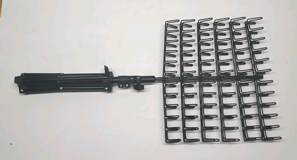 Braiding Hair Rack Height Adjustable 144 Pegs Extension Portable Folding Upto 5′