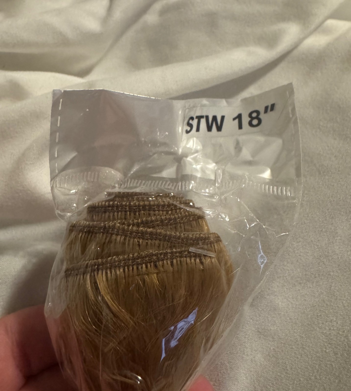 New with Tags Hair Extensions 14 16 and 18 Inch #27 with Cap