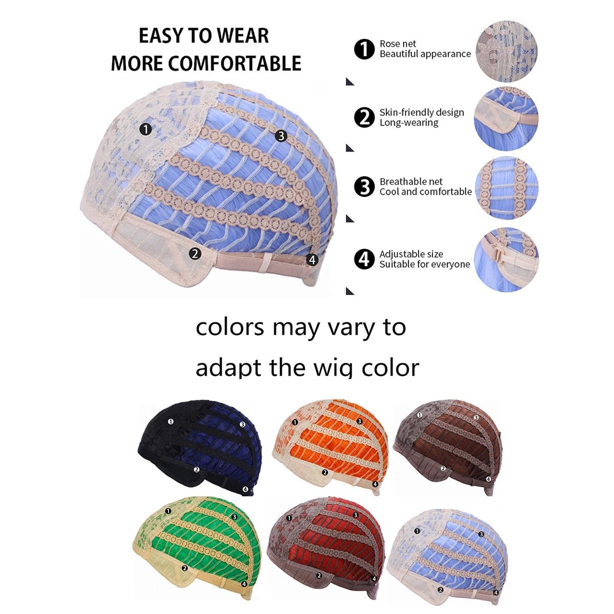 Short Curly Wavy Rainbow Wigs for Women Colorful Wig Short Bob Wig With Bangs