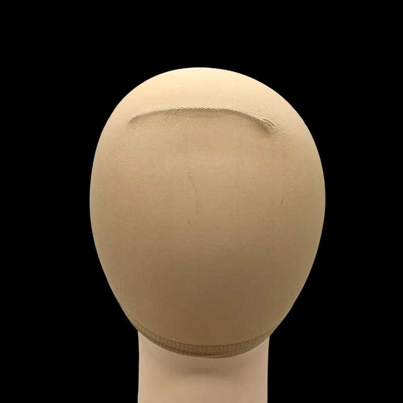 2pcs Wig Cap Mesh Dome Hair Net Stretch Invisible Stocking Cap Black Brown Beige