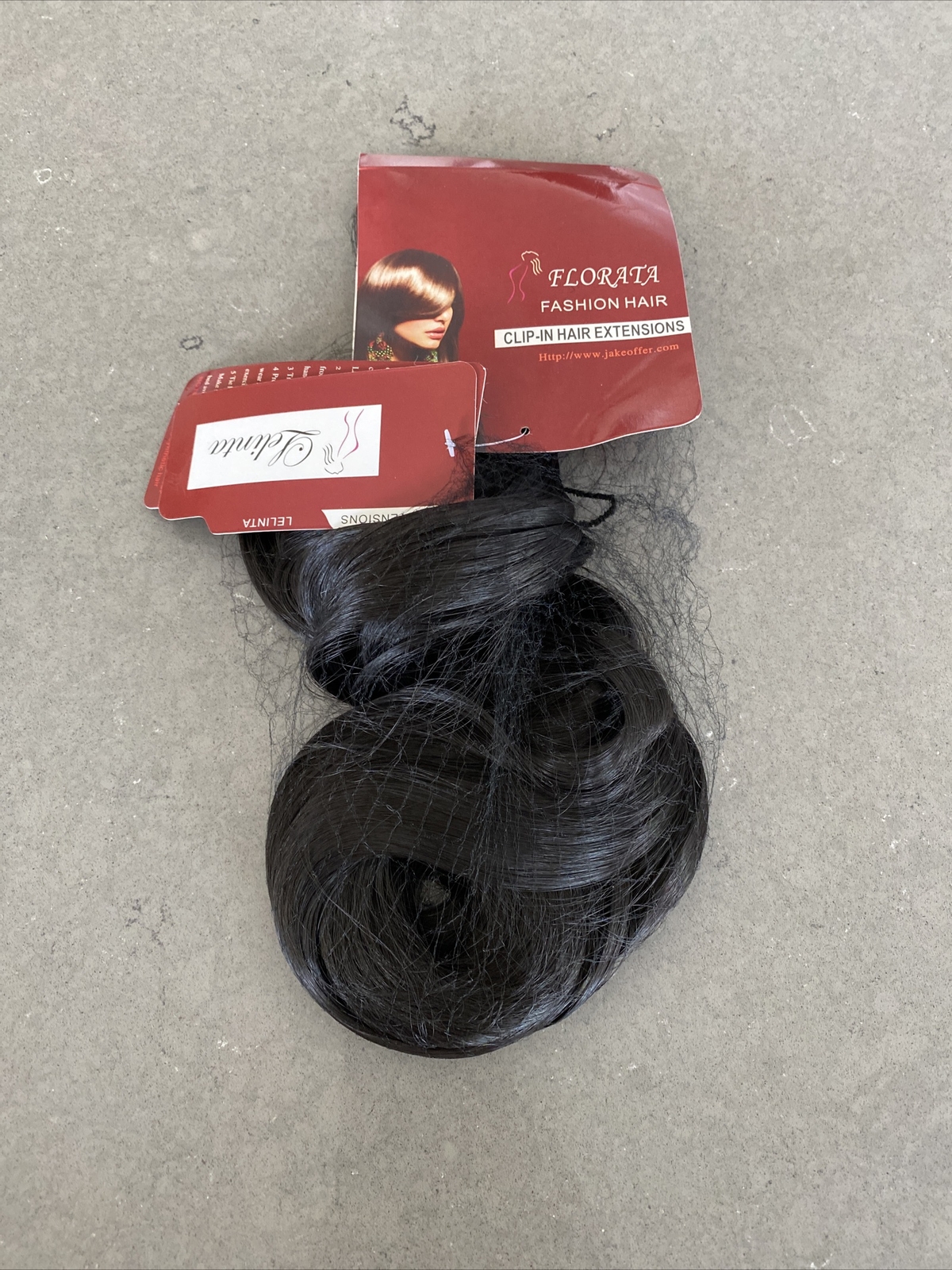 Florita 29” BLACK Curly 3/4 Full Head 5 Clip Clip-In Hair Extension | New