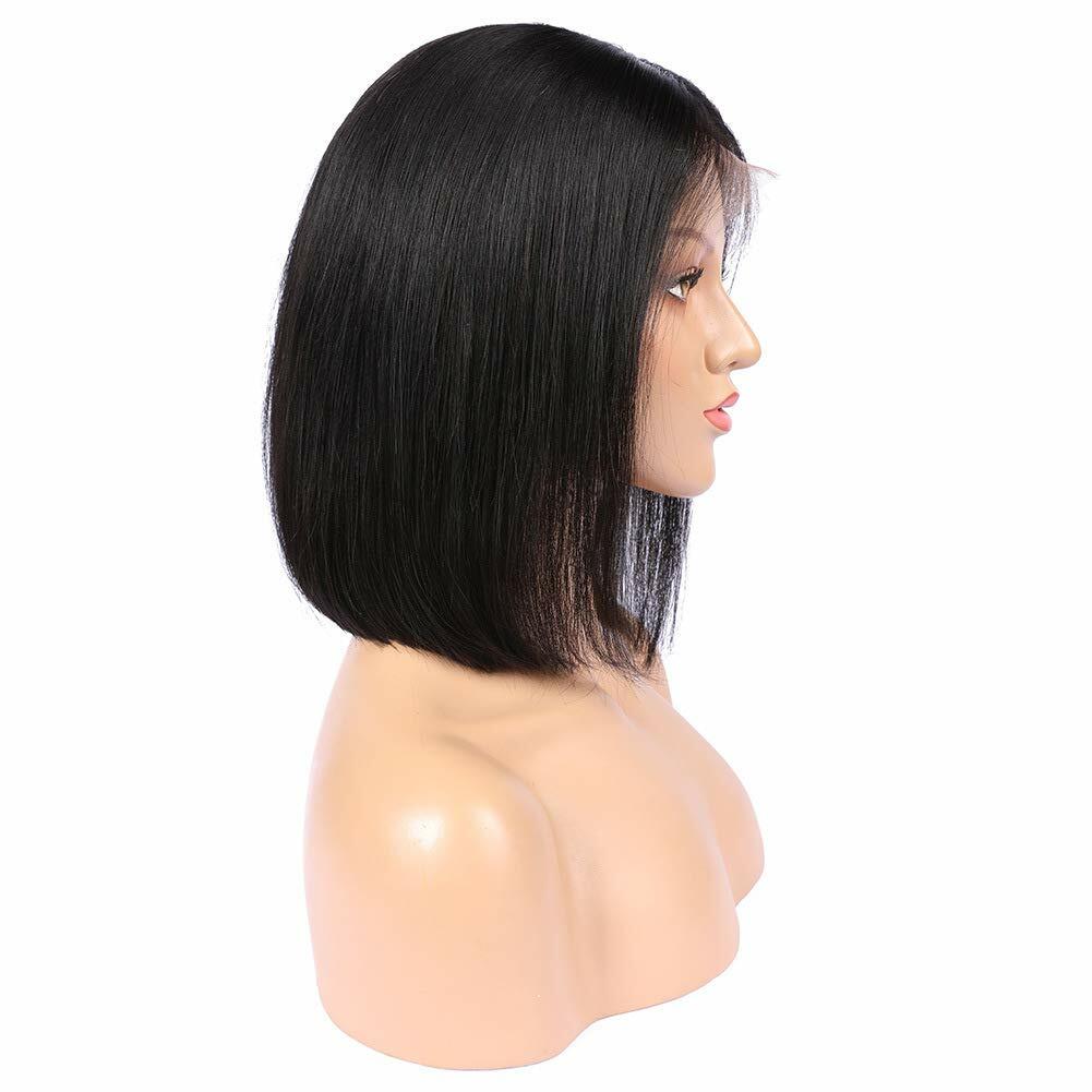 4×4 inch Lace Closure Wig 150 Density BOB Straight Factory Price 100 Human Hair
