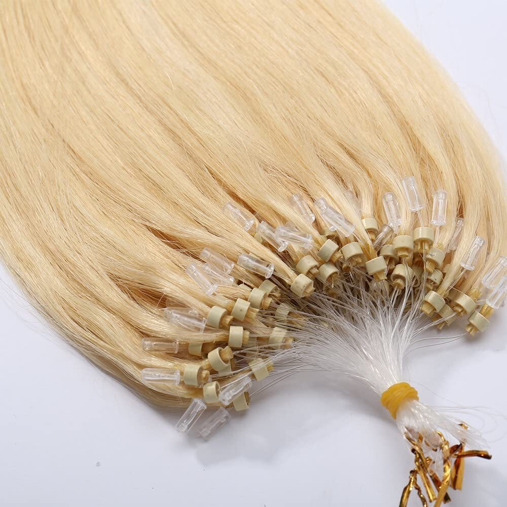 Micro Links Human Hair Extensions Micro loop Bead Remy Russian Straight Hair200g