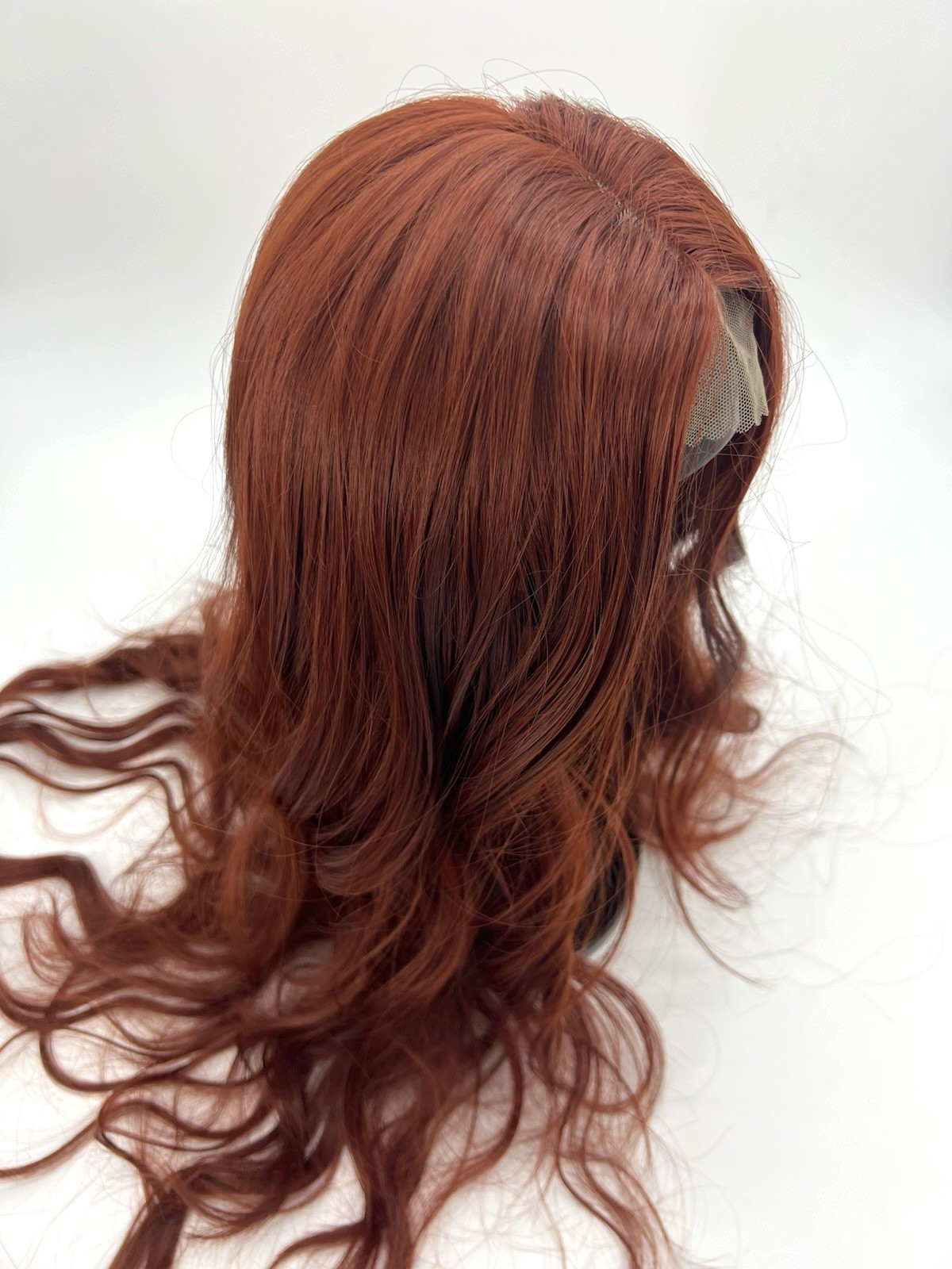 Auburn Long Curly Wavy 26in Premium Hair