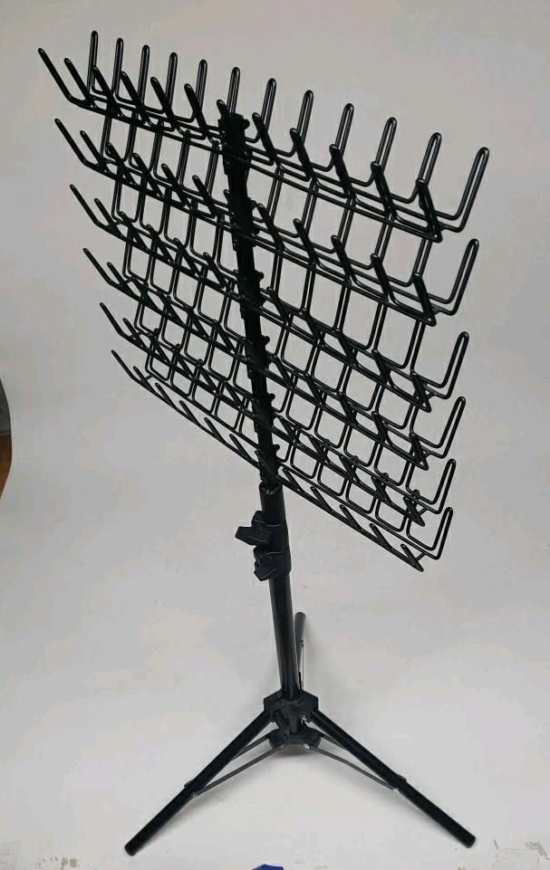 Braiding Hair Rack Height Adjustable 144 Pegs Extension Portable Folding Upto 5′