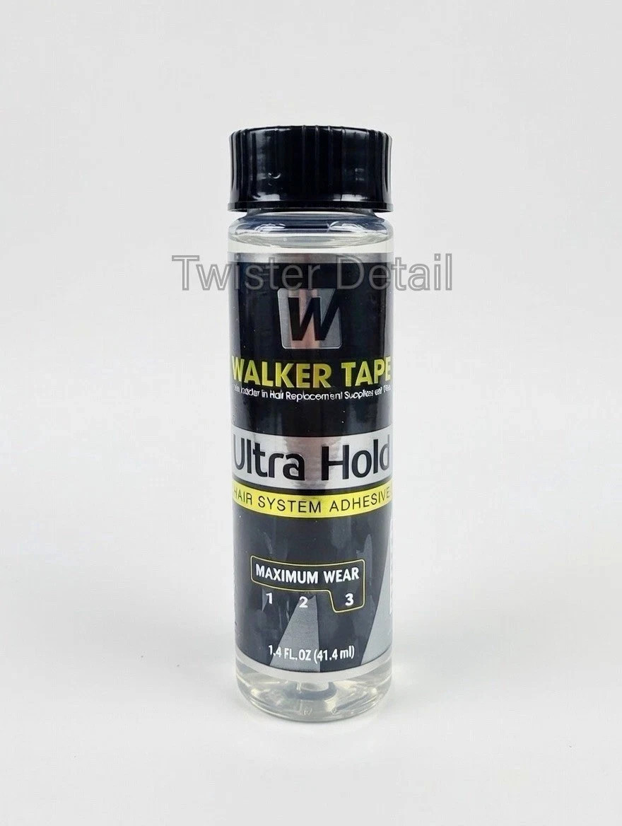 Walker Tape Ultra Hold Glue – 1.4 oz Brush-On Adhesive for Hair Systems & Wigs