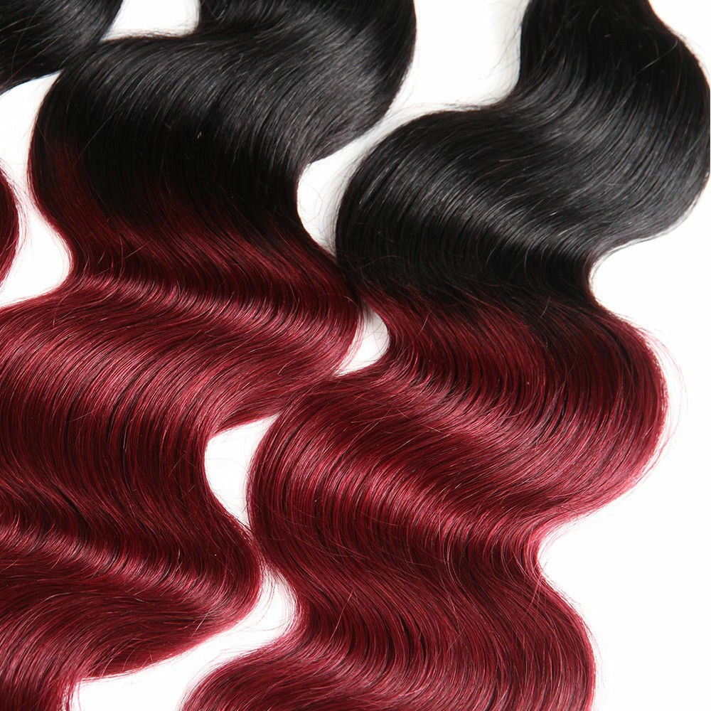 Brazilian Indian Wavy Human Hair Weave Virgin Remy Sew In Body Wave 1 or 3 Bundl