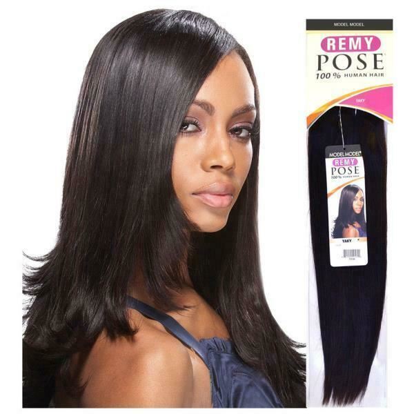 New Model Model Pose Yaky Human Hair Weave Extensions #2 DarkDark Brown 10- 18