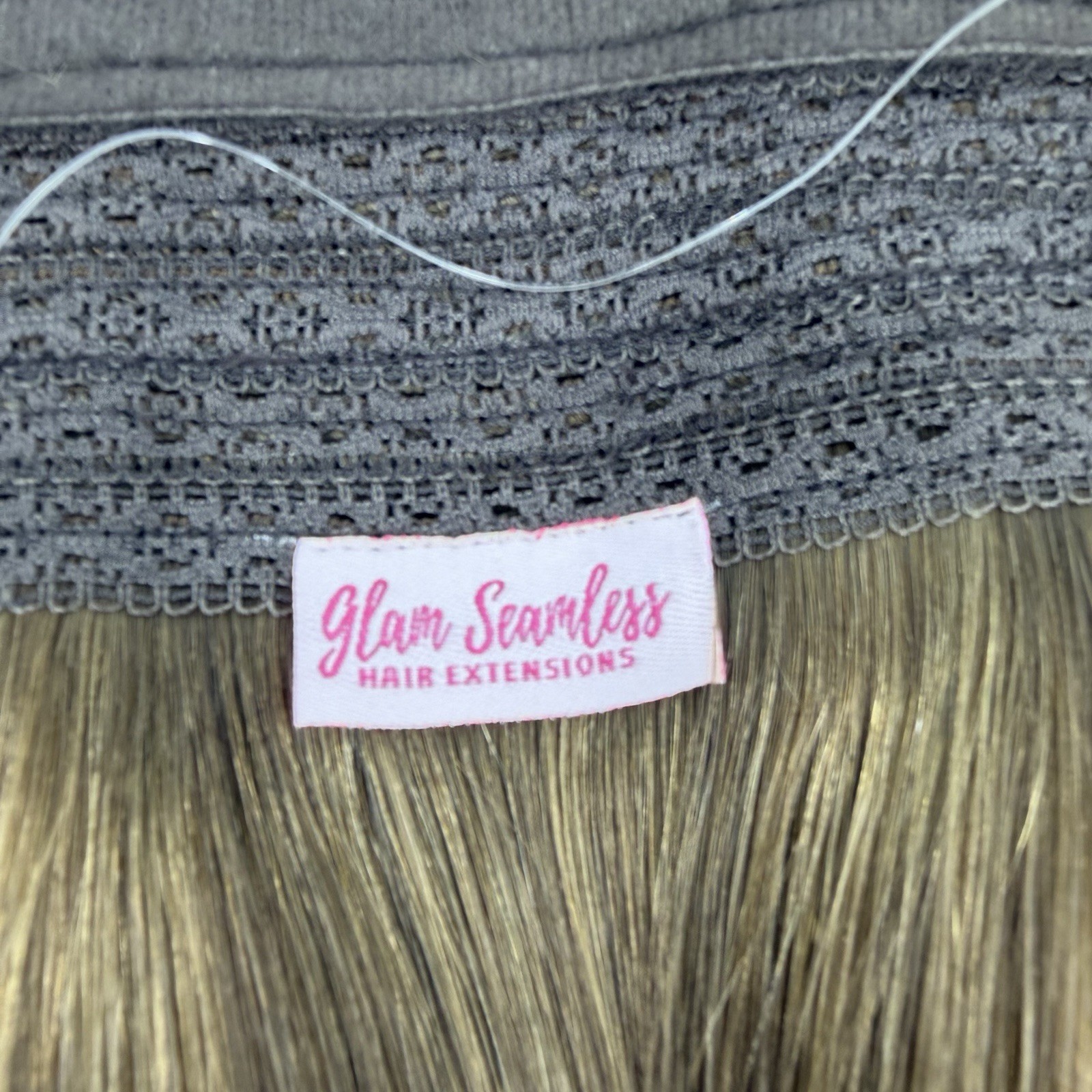 Glam Seamless 22″ Glam Band Halo Cream Beige Blonde #CBB Rooted Blonde Hair NEW