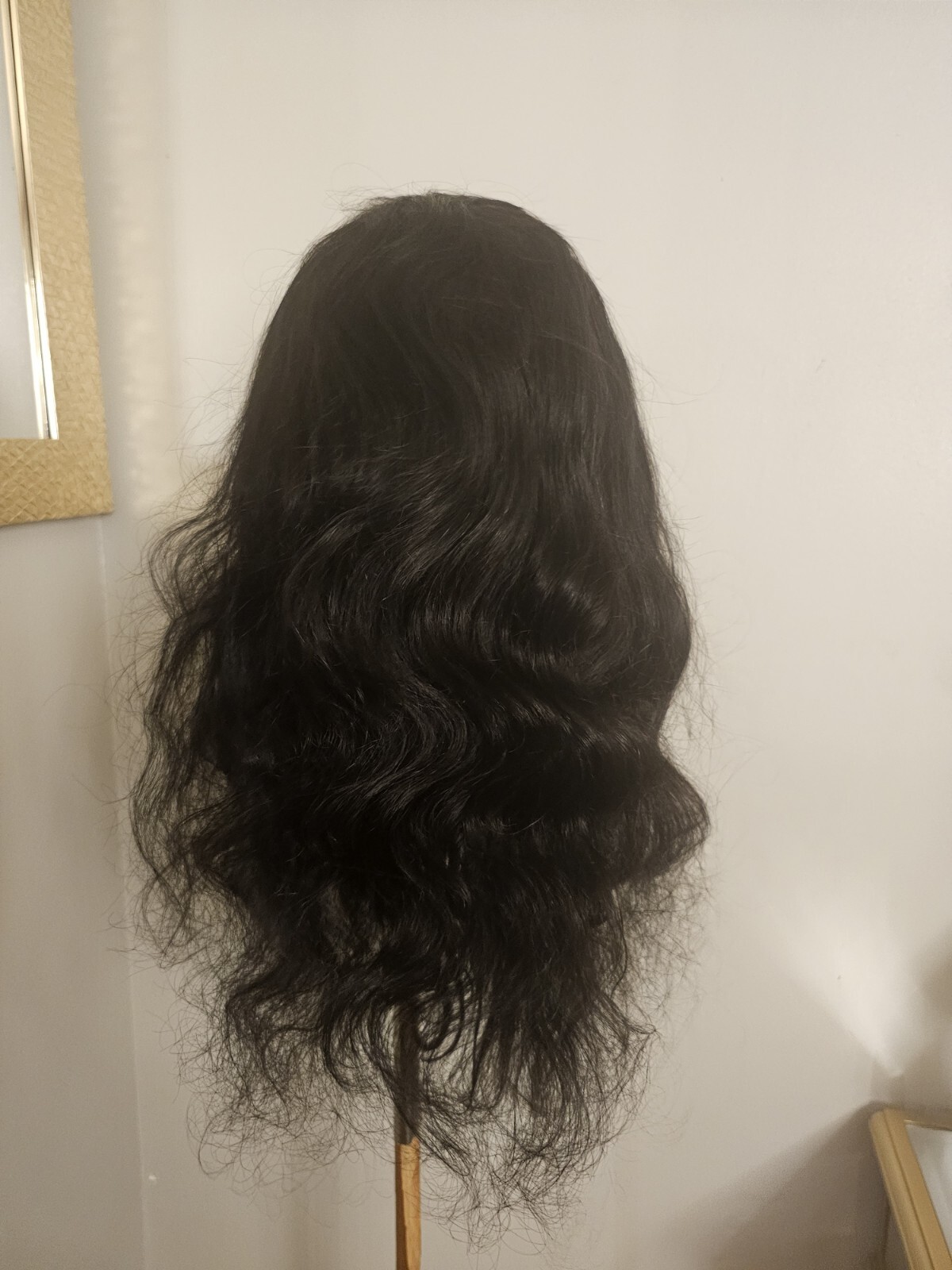High Quality regular Top 22″ straight 100% Virgin Human Hair Lace Wig