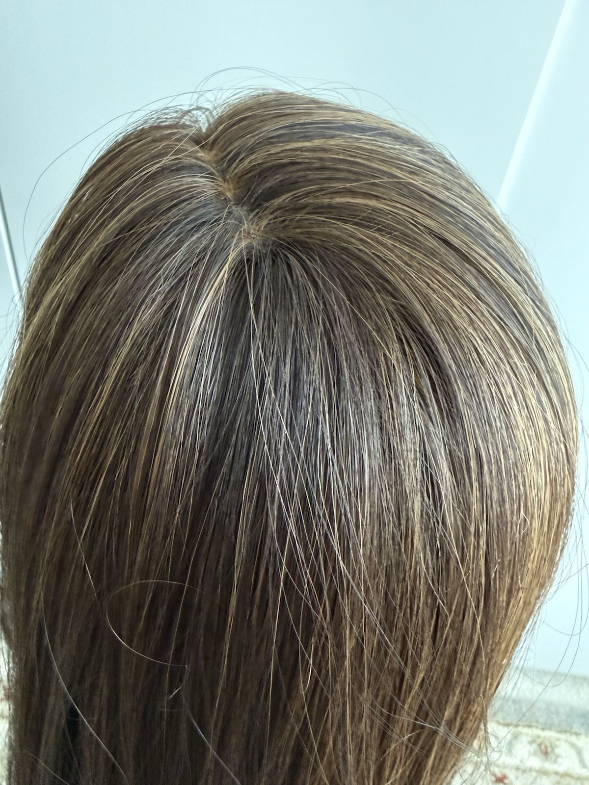 Glamvigor Hybrillia™ Blend Wig Brown Blended with Medium Golden Wig GLP023