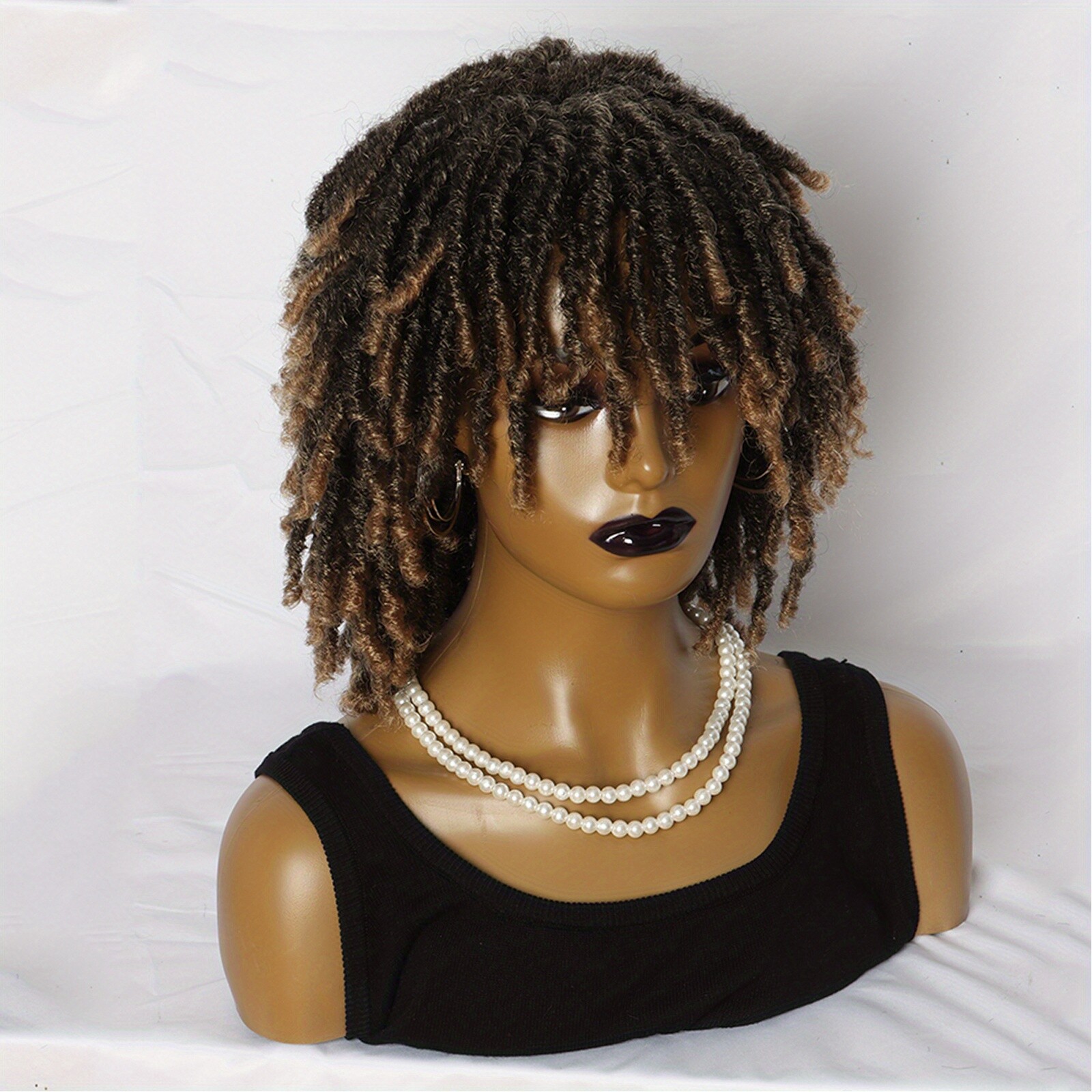 6 Inch Short Synthetic Wigs For Women Synthetic Wigs Curly Hair Synthetic Wigs