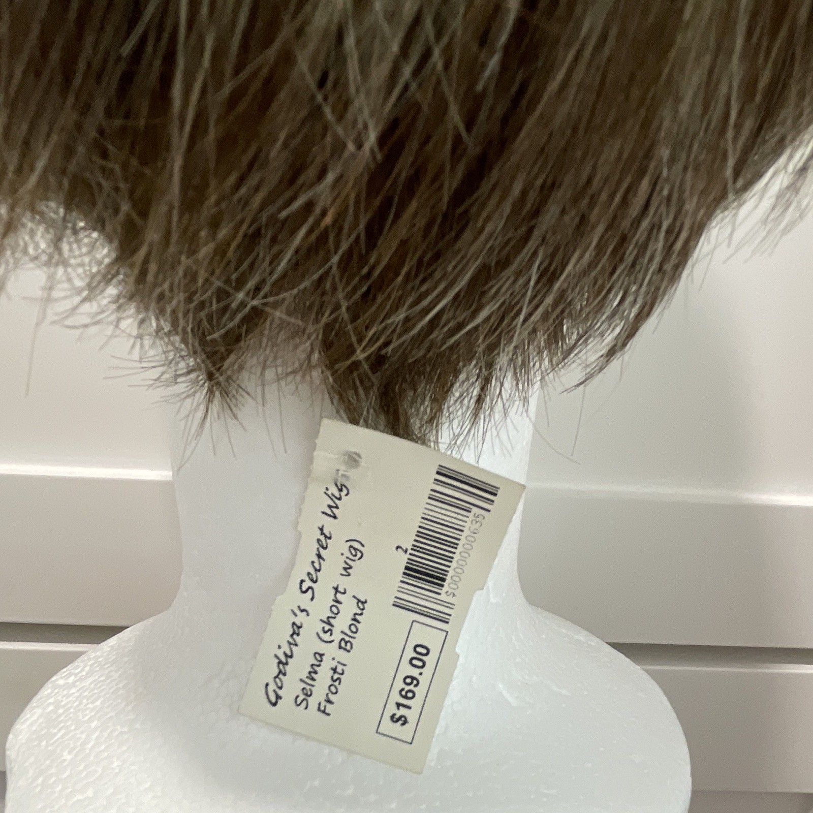 Secret Wigs Selma Synthetic Short Layered Straight Wig Classic Cap Frosted Blond