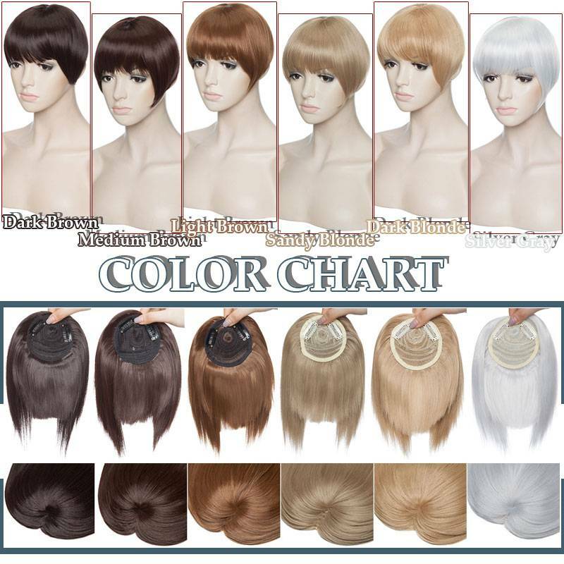 Real Short Full Head Band Topper Hair Piece As Human Hair Extension Straight MH6