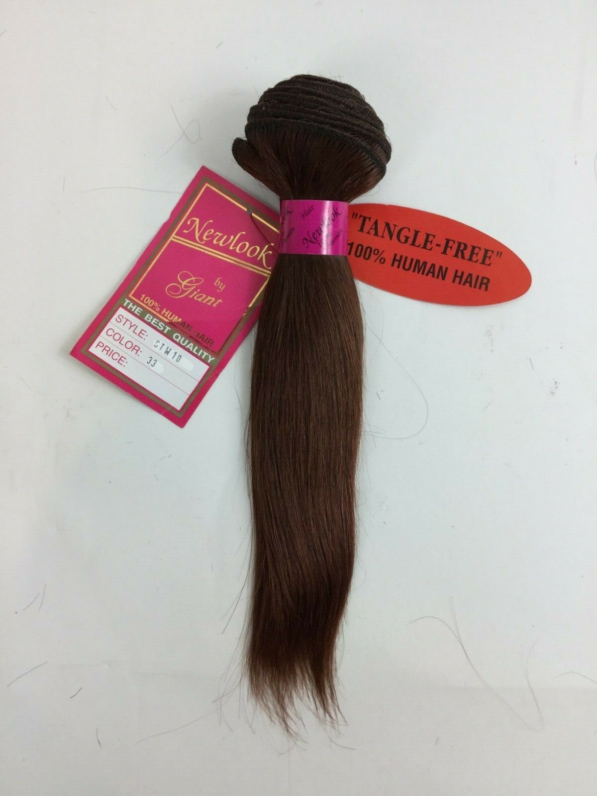 100% HUMAN HAIR Premium Straight 10″ Weaving Weft Color Soft & Tangle Free 4oz.