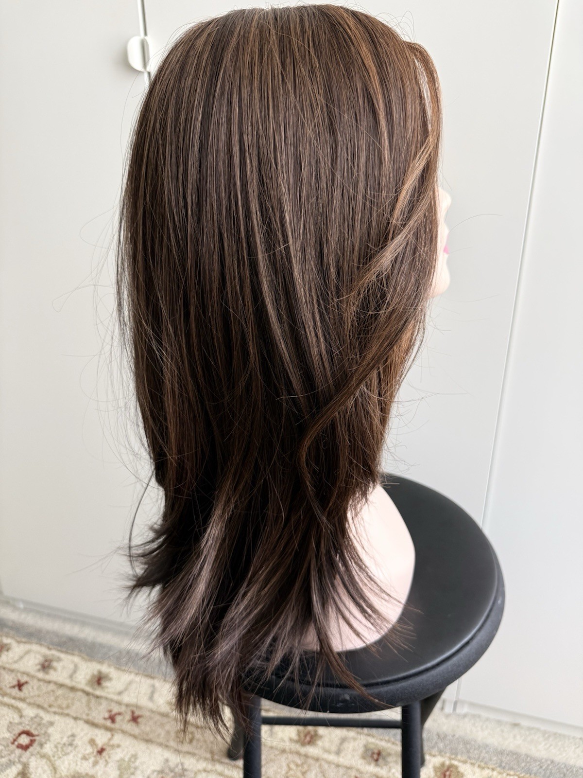 Glamvigor Hybrillia™ Blend Wig Brown Blended with Medium Golden Wig GLP023