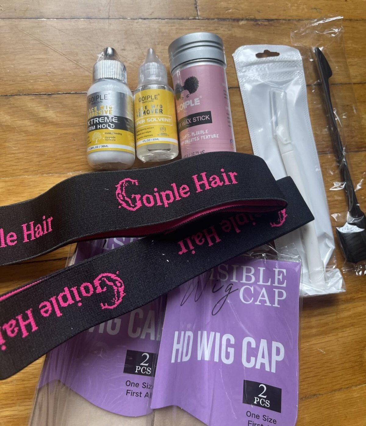 Lace Wig Glue Kit for Wigs Strong Hold Hair Systems Invisible Bonding 11Pcs New