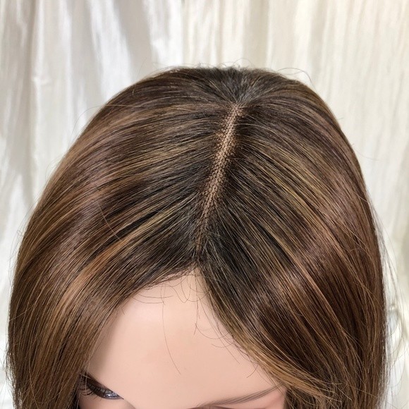 BRAND NEW Shilo Raisin Glaze-H Long Synthetic Monofilament Wig with Layers