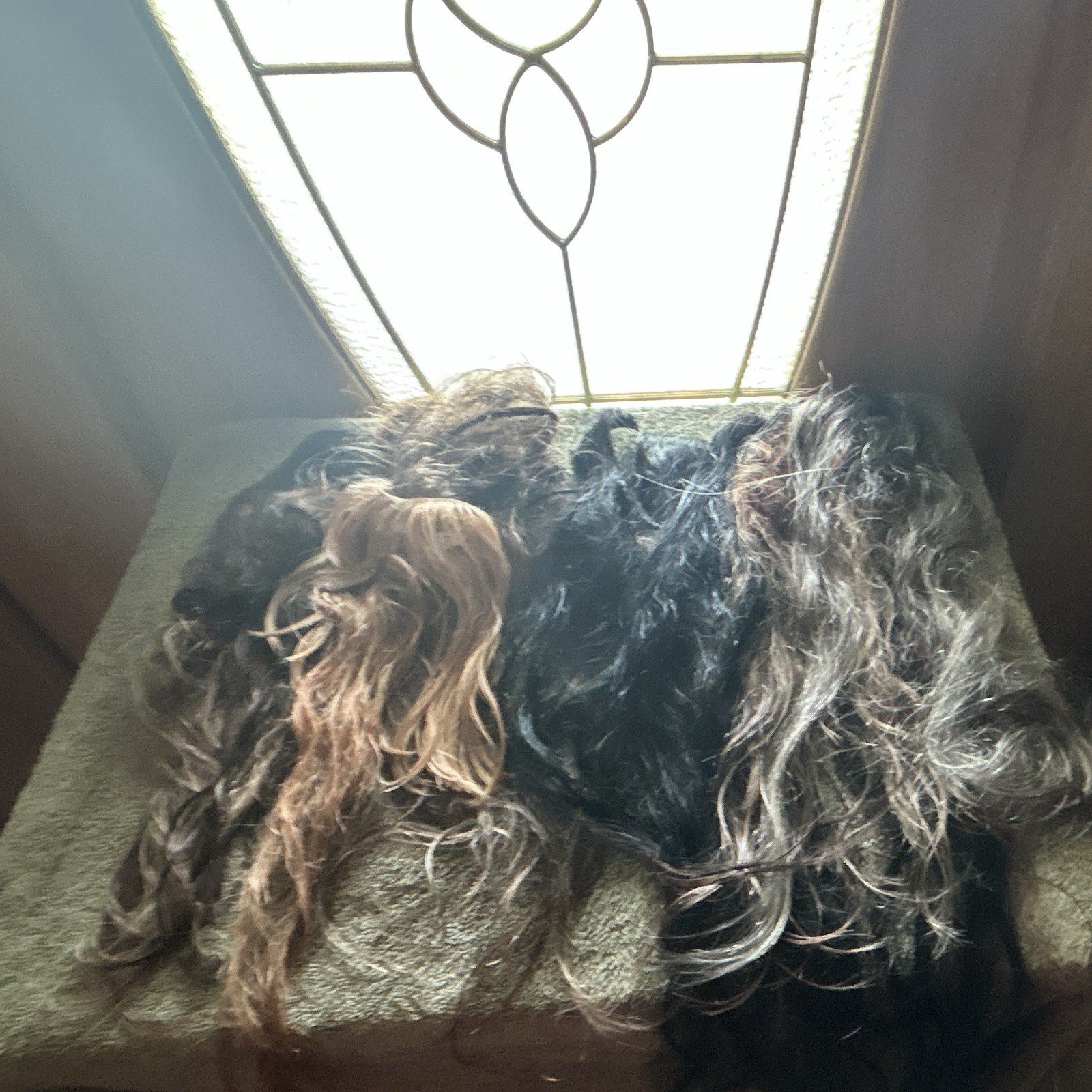 Clip-In Wavy Synthetic Hair Extension 21-30 in Mixed Brown & Golden Blond