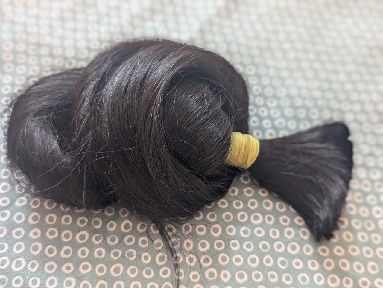 Black Human Hair Ponytail Straight 53 inches 192.2g