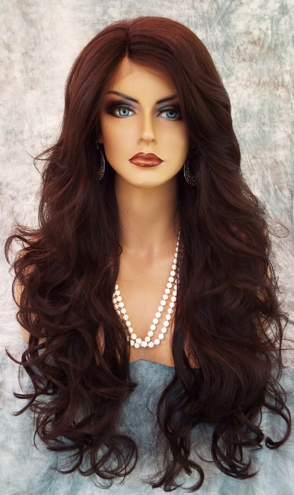 LACE FRONT LACE PIN W/PART CURLY LAYERED #4 GORGEOUS SEXY NEW US SELLER 1003