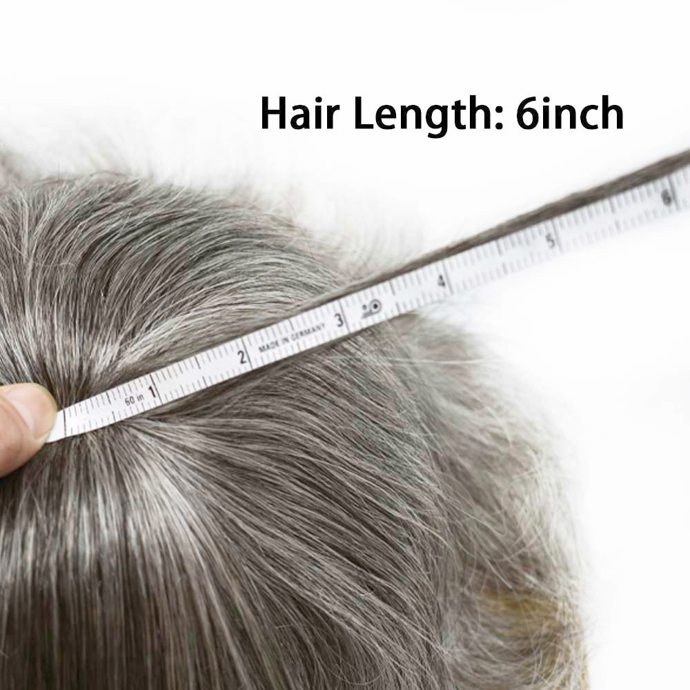 French Lace Front Mens Toupee Human Hair Piece System Wig Natural Breathable 7X9