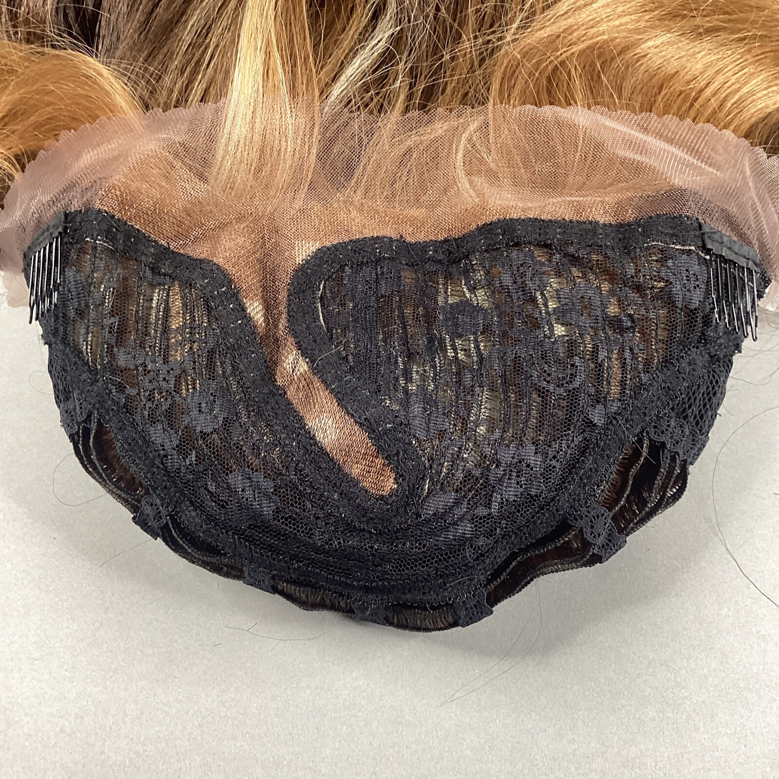 LW-Juliet Straight #D4326 Brown Blonde Remi Quality Lace Wig Curl Safe